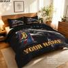 Lionel Messi Bedding Quilt Set Quilt Cover Pillowcase Home Decoration Birthday Gift (1 * duvet cover + 2 * pillowcase, without core)