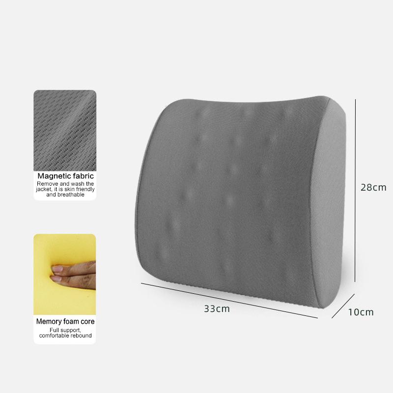Memory Foam Lumbar Support Cushion For Chair Car Seat Office Home Ergonomically Designed Relieve Back Discomfort