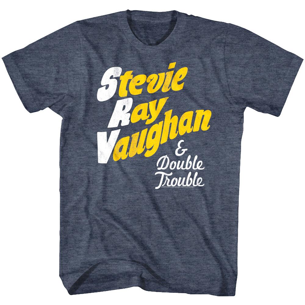 

Stevie Ray Vaughan Double Trouble Logo Men s T Shirt Guitarist Rock Concert M