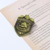 Game-related Accessories: Teddy Bear Brooch, Retro Bronze Shield Christmas Necklace Pendant, Metal Badge Pin