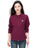 2026 Women's Autumn Lightweight Stand Collar Cardigan - Chic, Fashionable, Loose Fit, Casual Sports Jacket