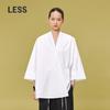 LESS 2024 Spring Cotton Casual Long Sleeve Shirt