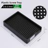 1pc Anti-Static Screw Tray Efficient Stackable Compatible Storage 1.0-4.0MM Screws Arrangement Plate Square Screwdriver Pan