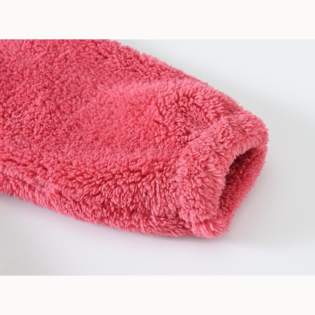 Herbst und Winter Fleece Kinderjacken für kleine und mittelgroße Kinder Splicing Ribbon Casual Zipper Jacke Warmer Pelzmantel