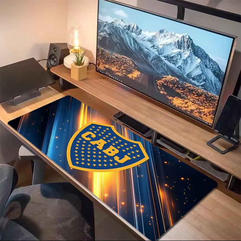 Club Atletico Boca Juniors Print  Cushion Non-slip Laptop Tablet Big Mousepad XXL Mat Mini PC Playmat With Lock edge