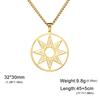Dawapara Octagram Necklace Star of Ishtar Inanna Goddess Assyrian Star Pendant Stainless Steel  Ancient Greek Mythology Jewelry
