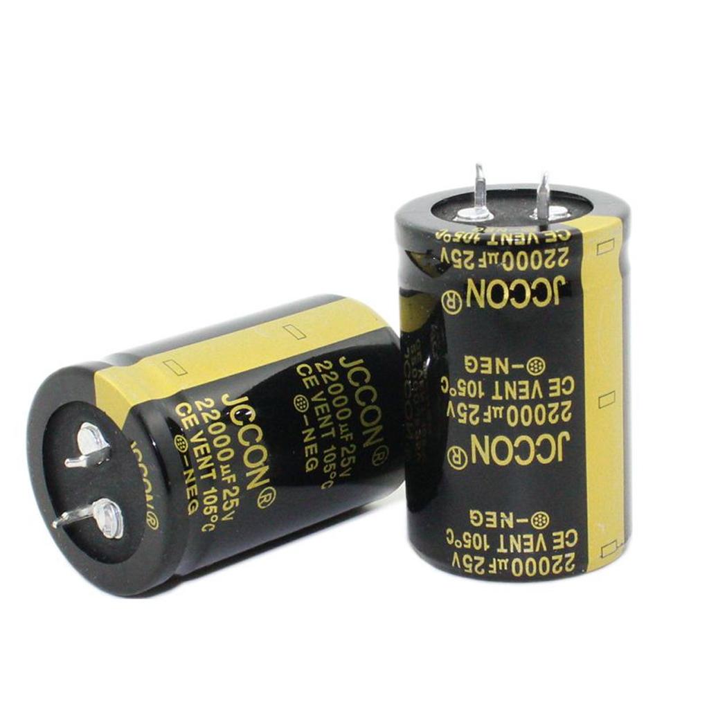 25V 22000uF Radial Lead Aluminum Electrolytic Capacitors For Repairing LCD TVs and Consumer Electronics 30X45mm