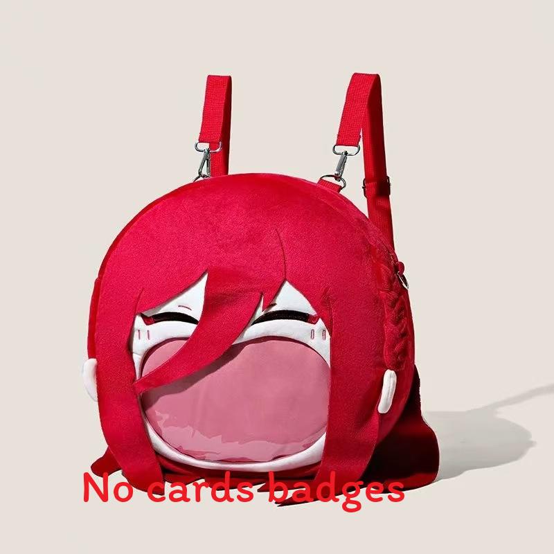 Itabag Hatsune Miku Soft Plush Girl Backpack With Cartoon Art Adjustable Bag