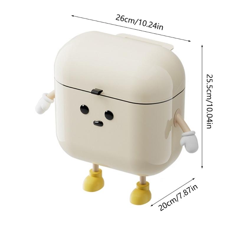 Trash Can Under Counter Kitchen Waste Bin Hanging Garbage Can Large Capacity, Cabinet Door Waste Basket