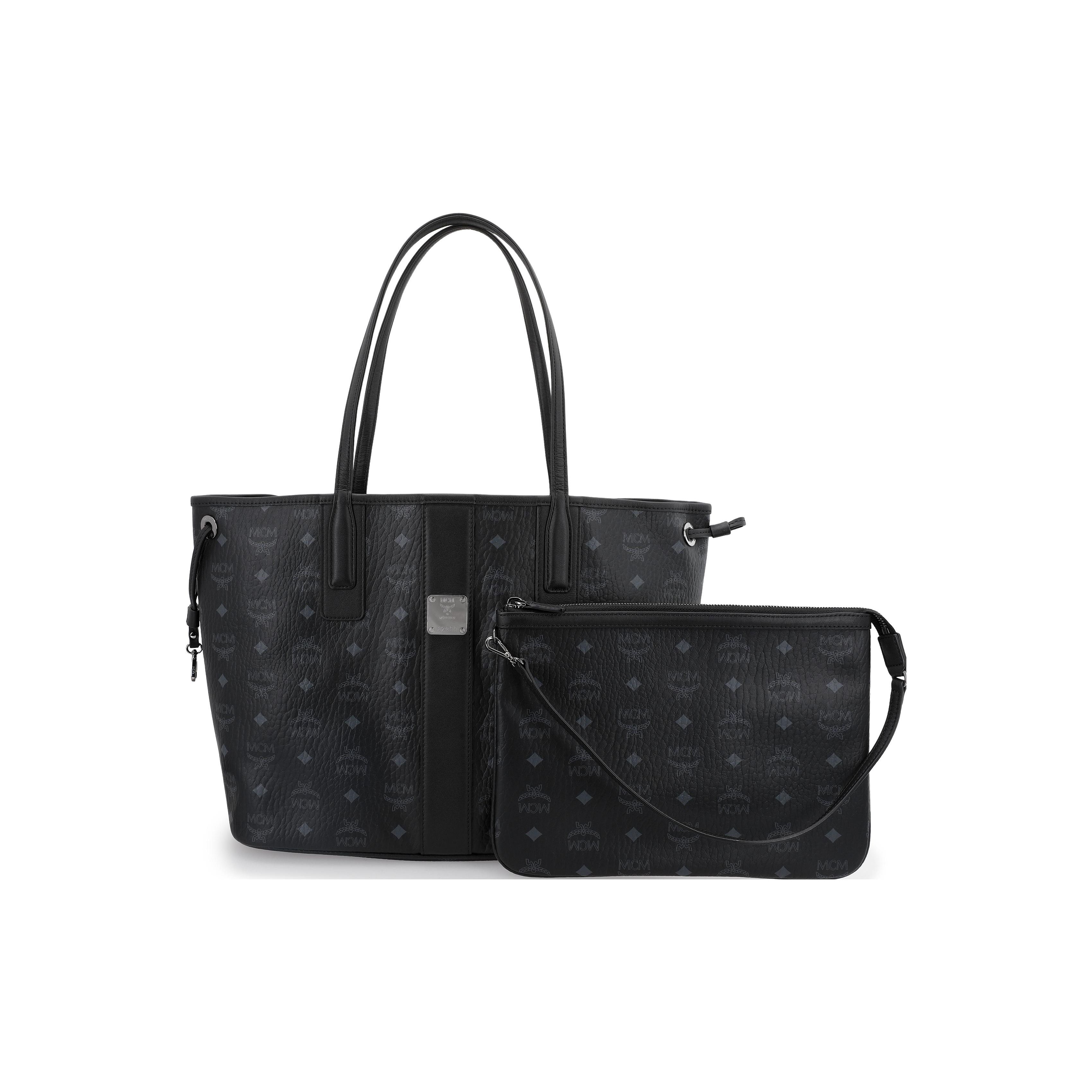

MCM Liz Visetos Shopper Medium Black MWPCSVI01BK001 Shopping Bag Set(Basic Set+Shopping Bag)