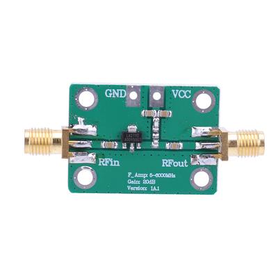 Módulo Amplificador de Radio Frecuencia de Banda Ultraancha 5-6000MHz Módulo Amplificador RF Ganancia 20dB 85mA Placa Amplificadora de Potencia de Señal RF