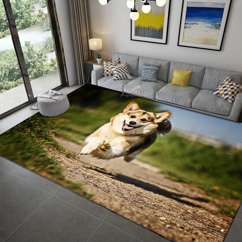 Lovely Pet Dog Carpet Kitchen MatEntrance Doormat Bedroom Floor Decoration Living Room Carpet Bathroom Anti-slip Rug Rug