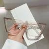 Oversized Vintage Glasses Women Fashion Cat Eye Blue Light Blocking  Eyewear Chic Candy Color Non-prescription Eyeglasses