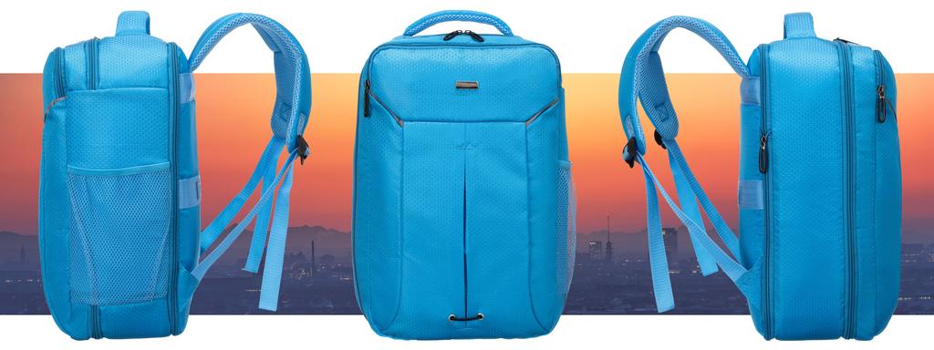PTN BOCIAN-6446 Blue Travel Backpack