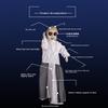 7 Styles Scary Halloween Decor Hanging Female Ghost Electric Voice Activated Pendant Horror Props for Haunted House Party