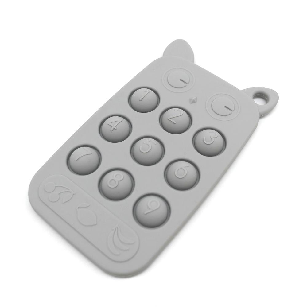 Giocattoli Svezzamento Silicone per Bambini, Dentizione, Periodo Appettito Orale, Soothing Remote Control Teething Bites Exterminator