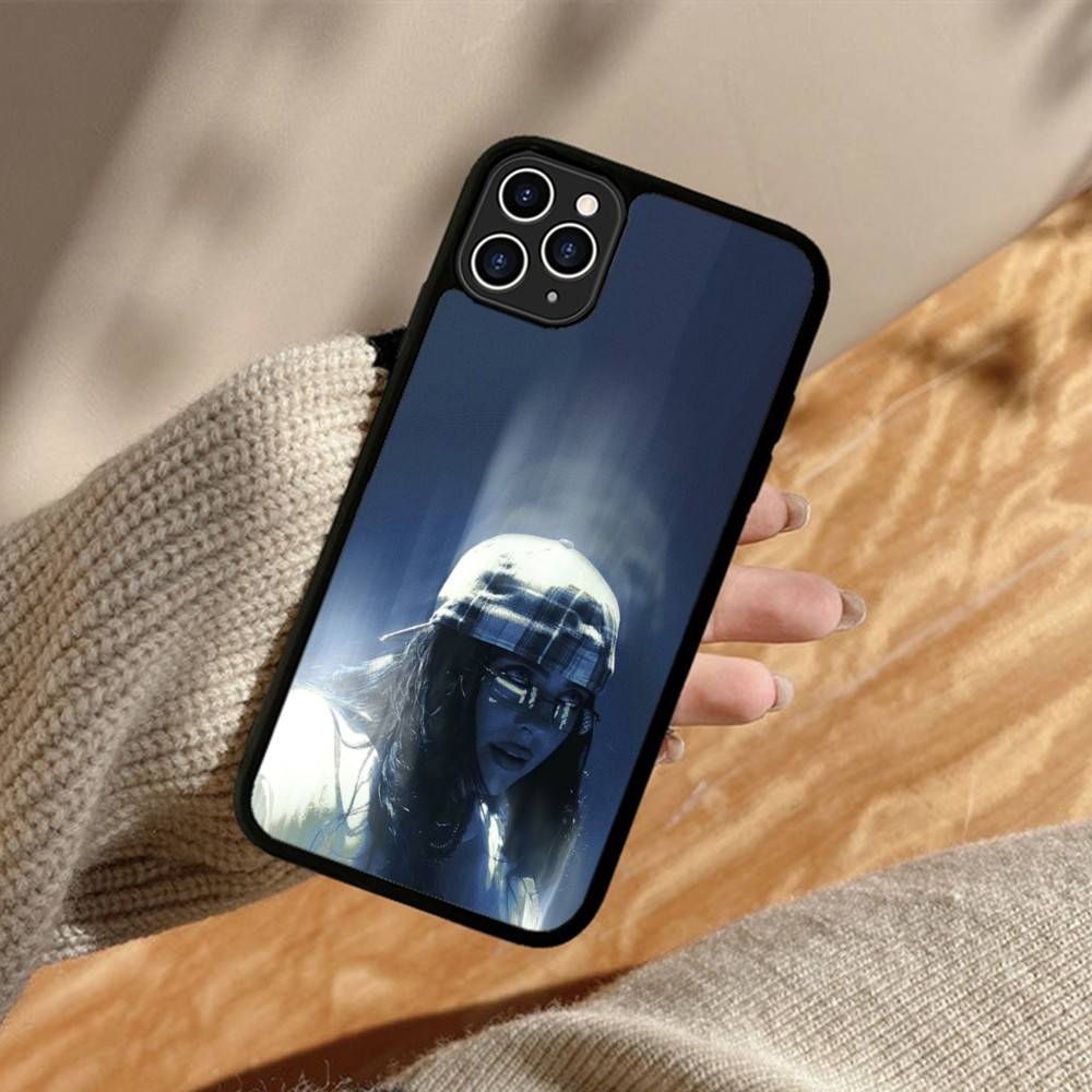 B-Billie E-Eilishes PC+TPU Shockproof Protective Phone Case For iPhone17 14 15 16 Pro max 13 12 11 17 Air