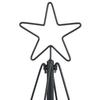 Christmas Decoration with Stand Black 154 cm Steel