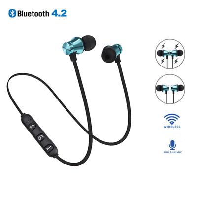 Bluetooth 4.2 Stereo Earphone Headset Wireless Magnetic In-Ear Earbuds