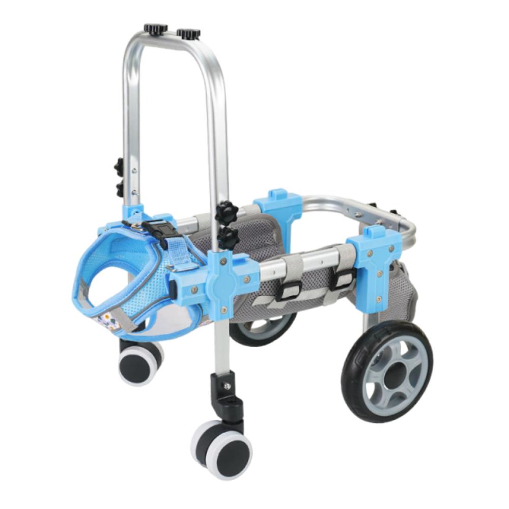 Lightweight Aluminum Pet Mobility Cart Adjustable Pet Rehabilitation Wheelchair  Pet Mobility