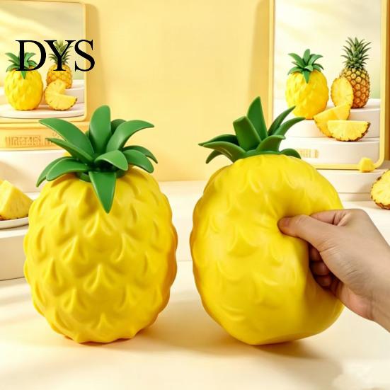 Stress Relief Squeeze Toys Anti-stress Duck Fidget Toys, Cute Pineapple Peanut Decompression for Kids Adults, Slow Rising Relievers Soft Rebound