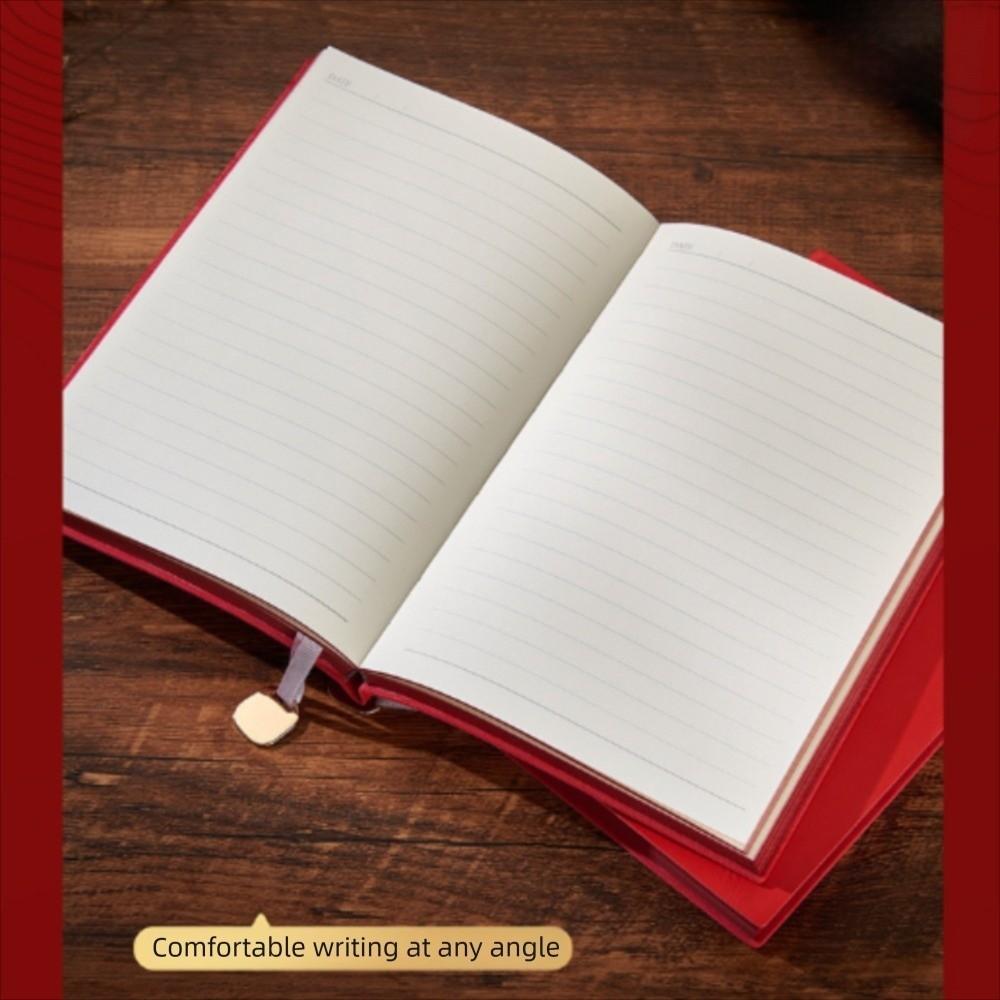 PU Leather Year of Horse Notebook Stationary Wear-resistant Office Journal Diary Notepad Thickened Portable Class lined NoteBook