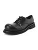 Original Design New British Style Patent Leather Men Shoes Black Hombre Height increasing shoes Lace-Up Business Casual