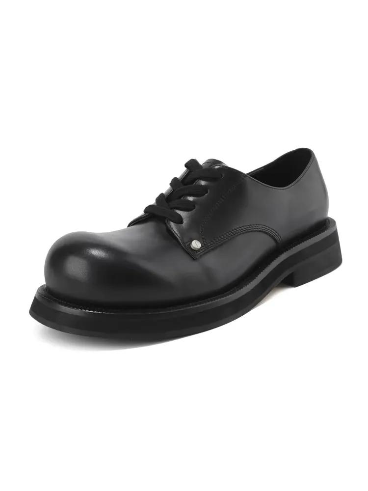 Original Design New British Style Patent Leather Men Shoes Black Hombre Height increasing shoes Lace-Up Business Casual