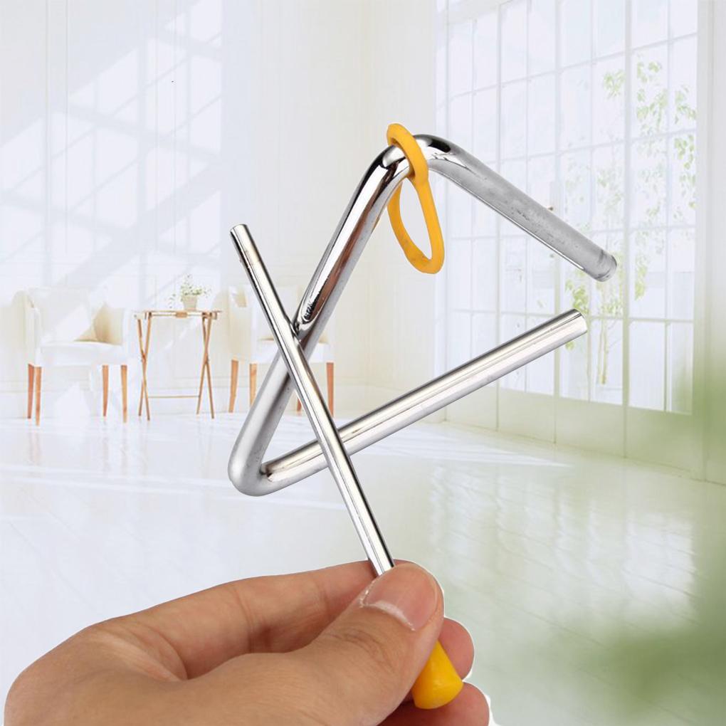 5/6/7/8 Inch Triangle Orff Instrument Band Percussion Musical Triangolo For Kids