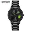 China Factory Mens Quartz Watch Sanda 1106 Original Stainless Steel Band Water Resist Chronograph Luminous Casual Watches
