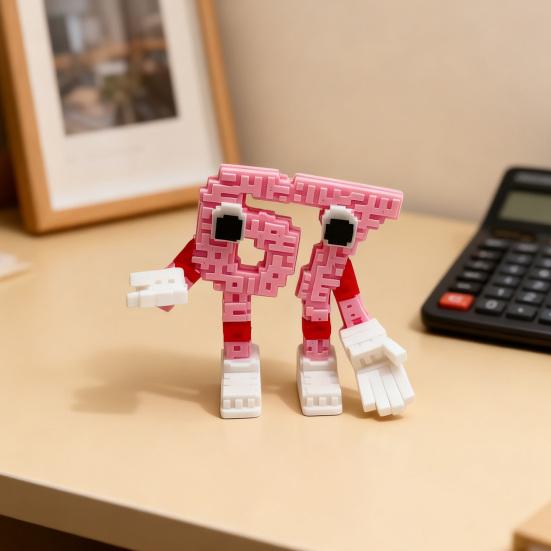 3D Printed 67 Figurine Six Seven Collectible Figure Cartoon Number Home Office Desktop Decoration Ornament Fans Gift