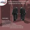 Power Door Lock Actuators Kit Set Of 4 | Replacement For Ford F150 F250 F350 F450 Excursion Expedition Mustang & More | Replaces# 6L3Z25218A43AA,