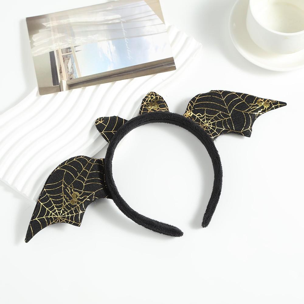 Halloween Dress Up Little Devil Bat Wig Funny Headgear Props Sky Braids Funny Hair Accessories Headband