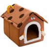 New Cheese Cookie House House Autumn and Winter Warm Enclosed Dog House Small Dog Sleeping Cat House Pet House