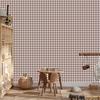 Geometric Diamonds Orange and Light Gray Wallpaper 50x1000