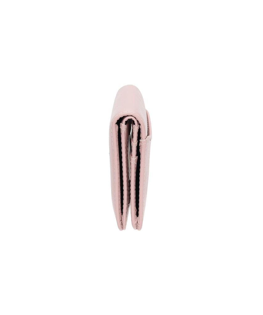 Lemasque Daisy Photo Slot Wallet Bill Card Holder Baby Pink