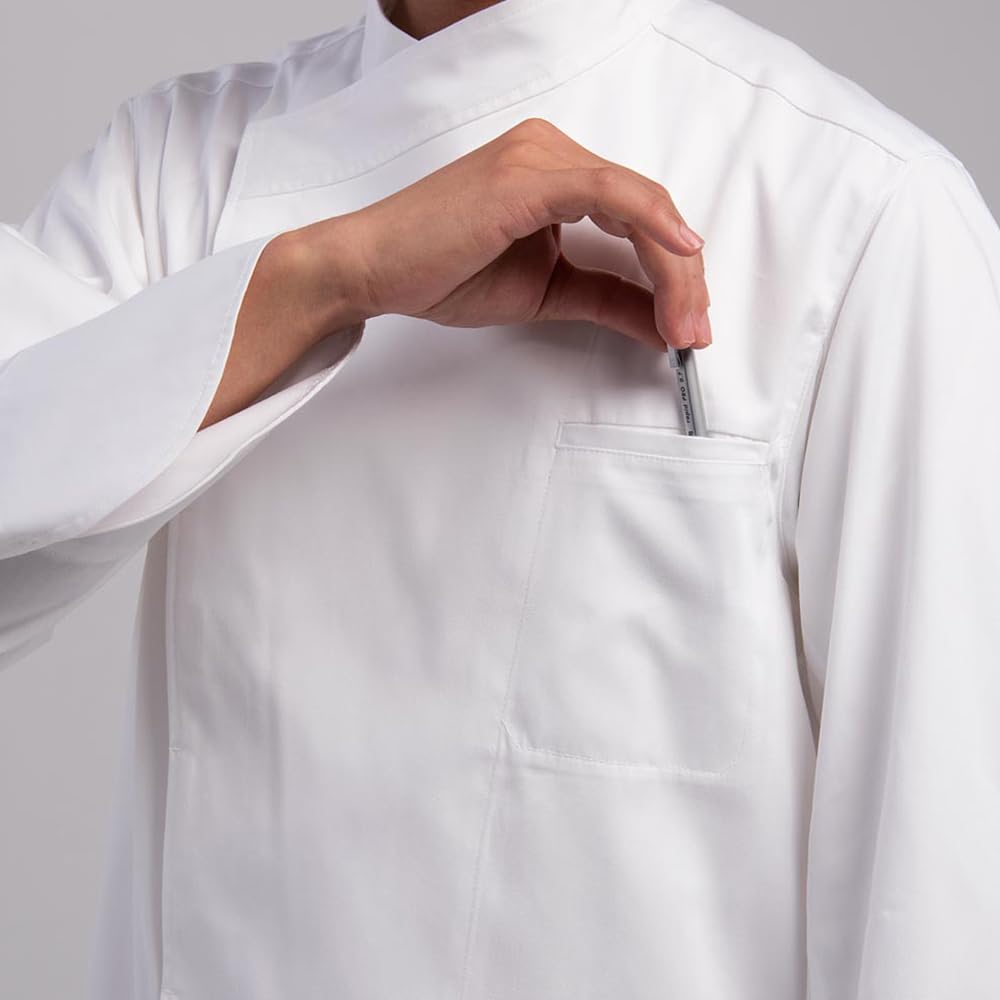 Seven Uniform AA0215-0 Chef's Coat/Long Sleeve White L