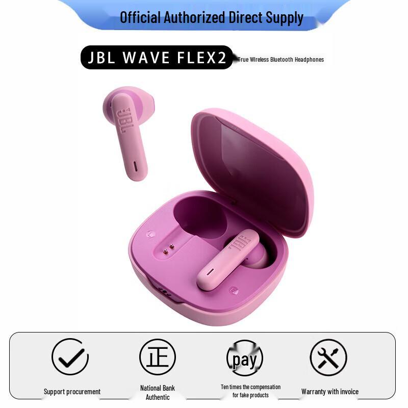 JBL Wave Flex 2 Semi In-Ear True Wireless Bluetooth Earbuds