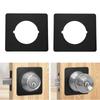 2Pcs Door Reinforcement Plate Door Handle Cover Door Knob Plates Stainless Steel Door Lock Repair Plate Easy to Install