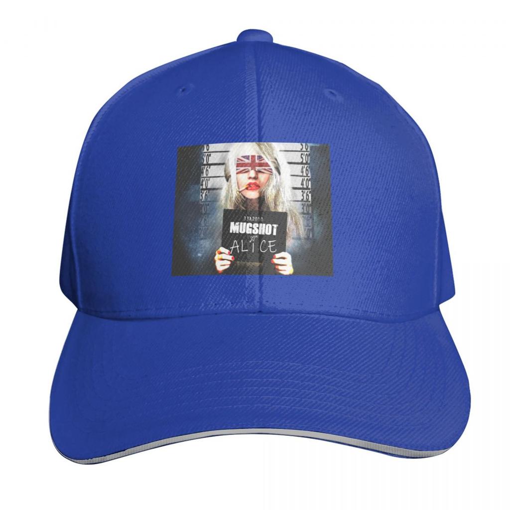 Mugshot Alice Baseball Cap custom caps Beach Bag Visor Big Size Hat Womens Unisexs