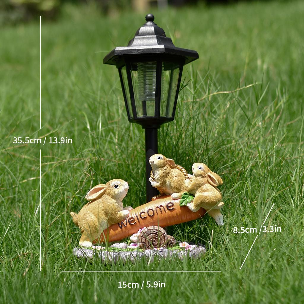 JYL TS/130,Creative Garden Resin Frog Solar Outdoor Light Animal Statue for Garden Ambient Lawn Lamp