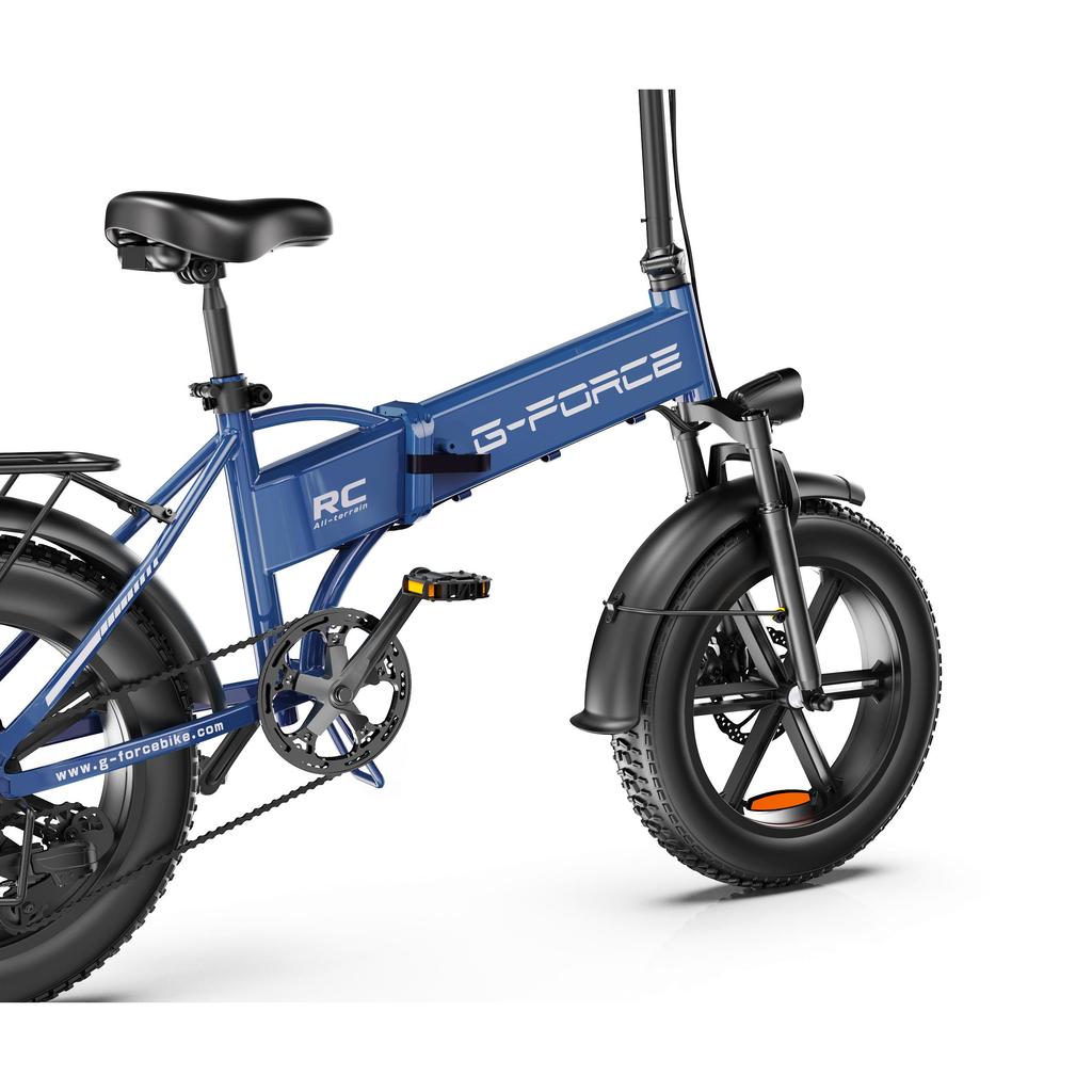 G-FORCE RC 15AH Adult Folding Electric Bike 750W Motor 48V15AH Battery 20-Inch Tires Foldable E-Bicycle Ideal for Urban Commuting City Travel