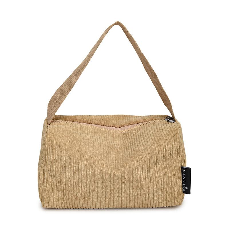 

Cvenient Hand-held Storage Bag, Retro Large-capacity Makeup Bag,Toiletry Bag, Three-dimensial Widened Handbag хаки