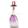 92MF 4th of July Porch Geese Outfit Patriotic Costume Clothing Independence Day Porch