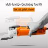 300W 220V Multi-function Oscillating Tool Kit Electric Woodworking Cutting Machine Wood Laminator Cutter Trimmer Saw