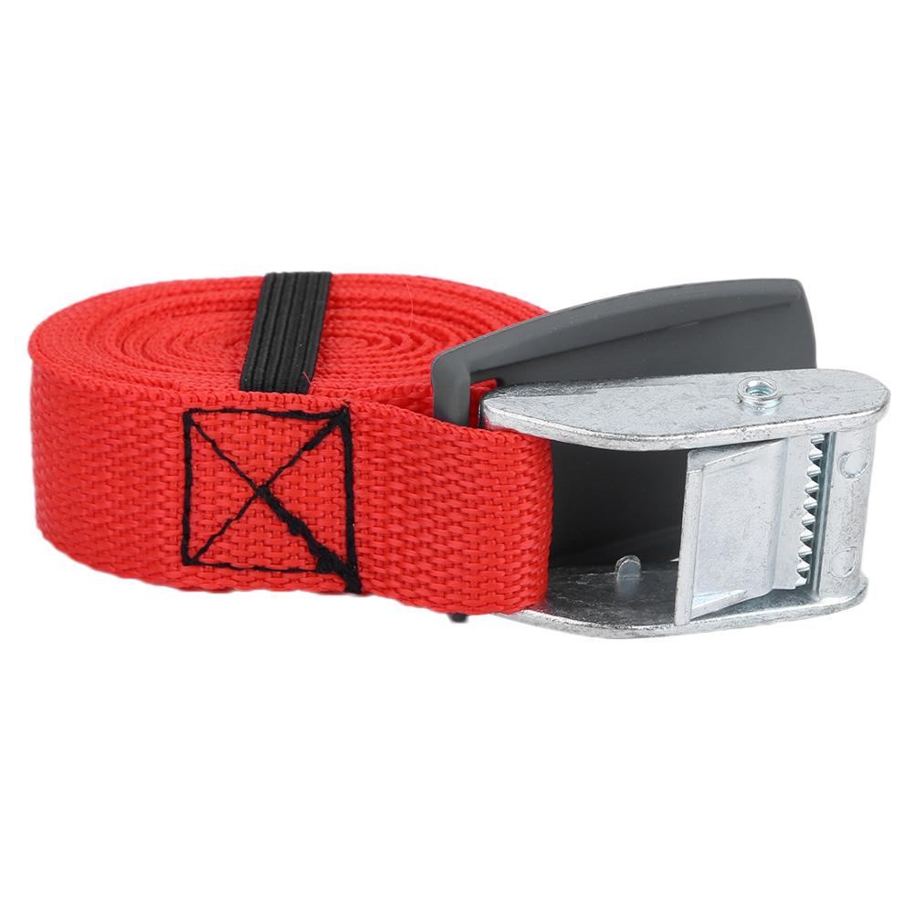 3 Meters Polyester Outdoor Lashing Tie Surfboard Kayak Rack Buckle Lock Tie Down Strap(Black)