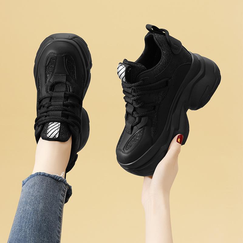 Platform dad shoes women's shoes little white shoes New year's new breathable spring and summer sports women's versatile casual shoes