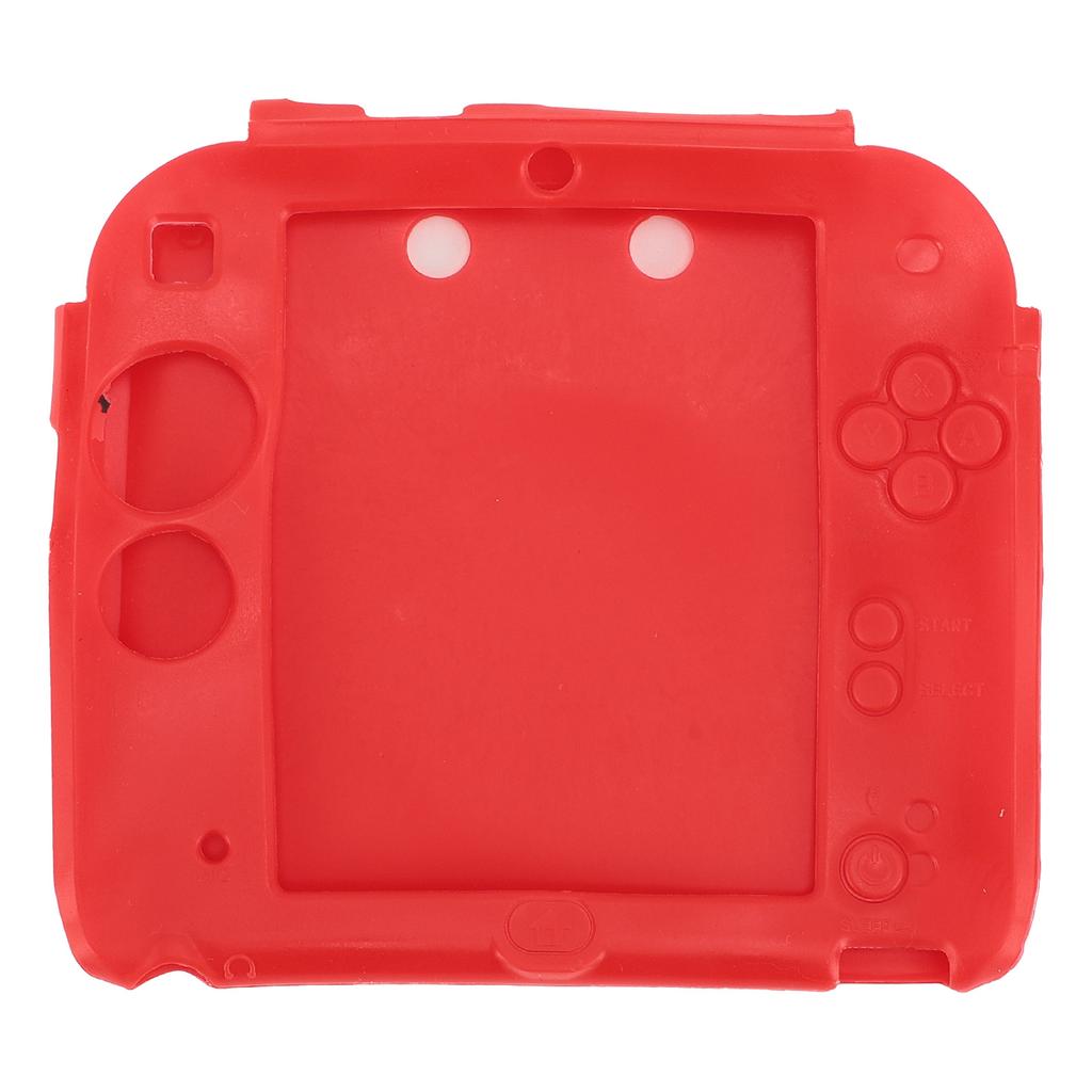 Handheld Game Console Silicone Cover for 2DS Soft Ive Case Scratch Resistant with Top Bottom Screen or