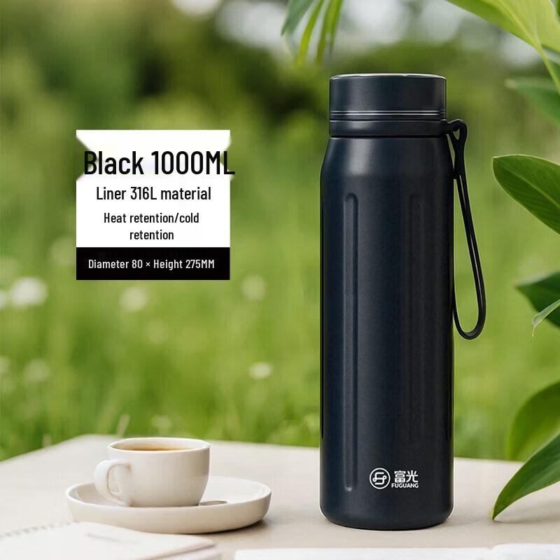 FUGUANG 1000ml Vacuum Insulated Thermos Bottle