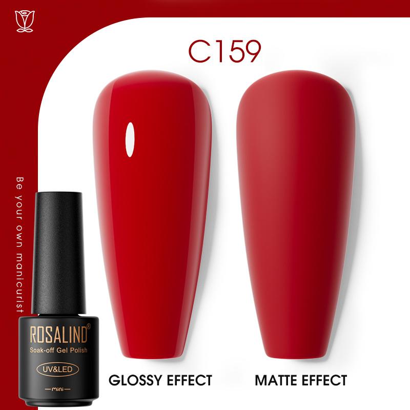 ROSALIND Laser Top Coat Gel Nail Polish Bright Semi Permanent Soak Off UV Multicolor Nail Polish Gel Varnish Hybrid For Nail Art Design LED/UV Lamp